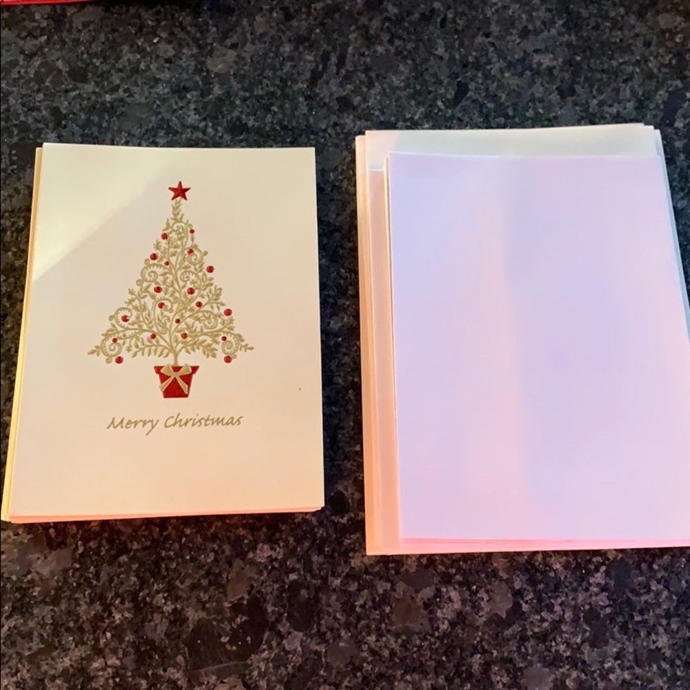 Lot of 20 embossed holiday greeting cards